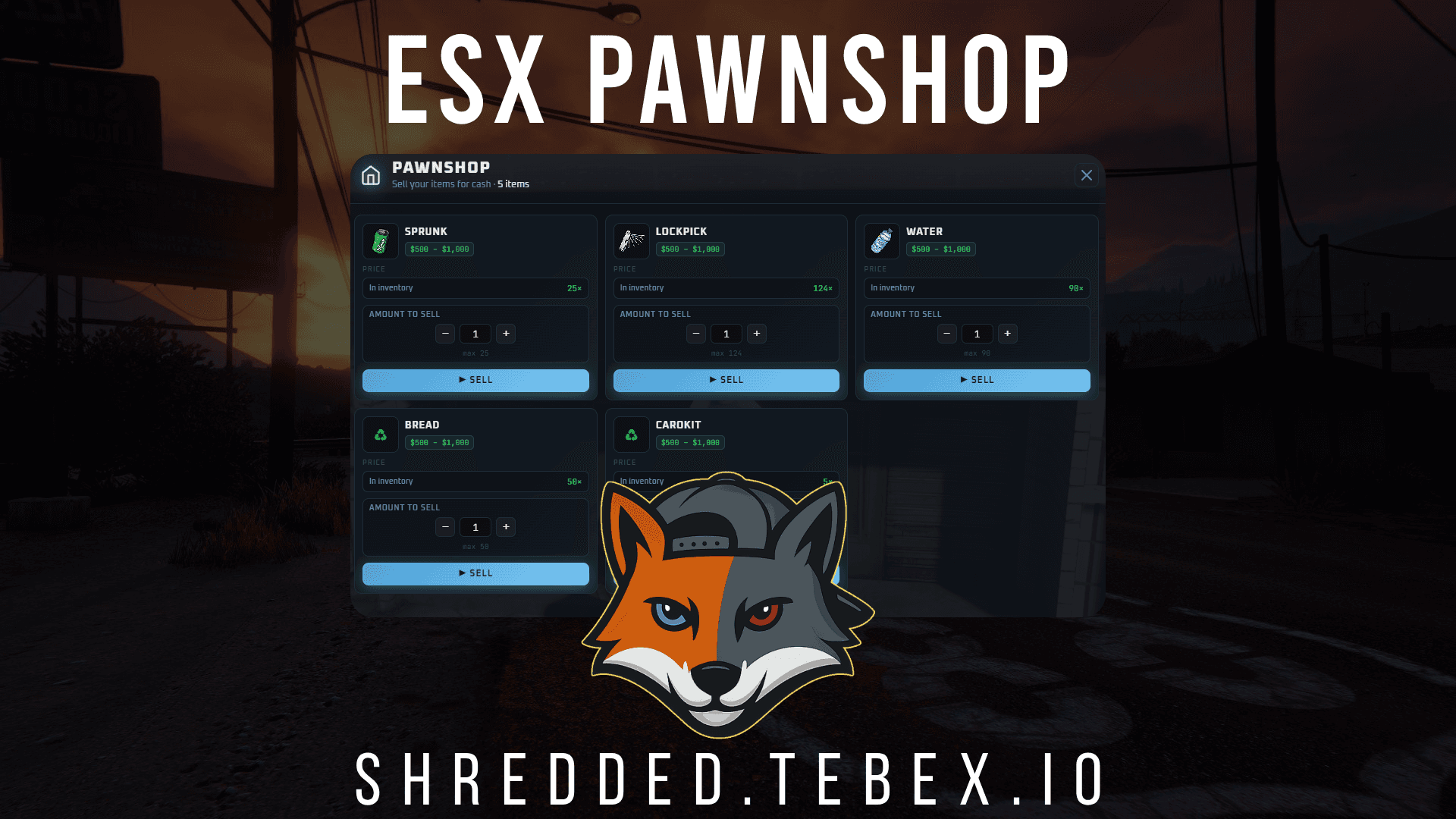 UI PawnShop [OPEN-SOURCE]