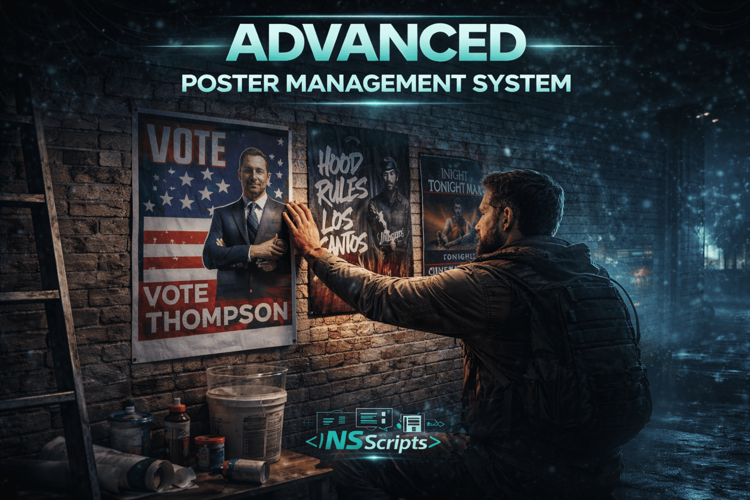 Advanced Poster Management System screenshot 2