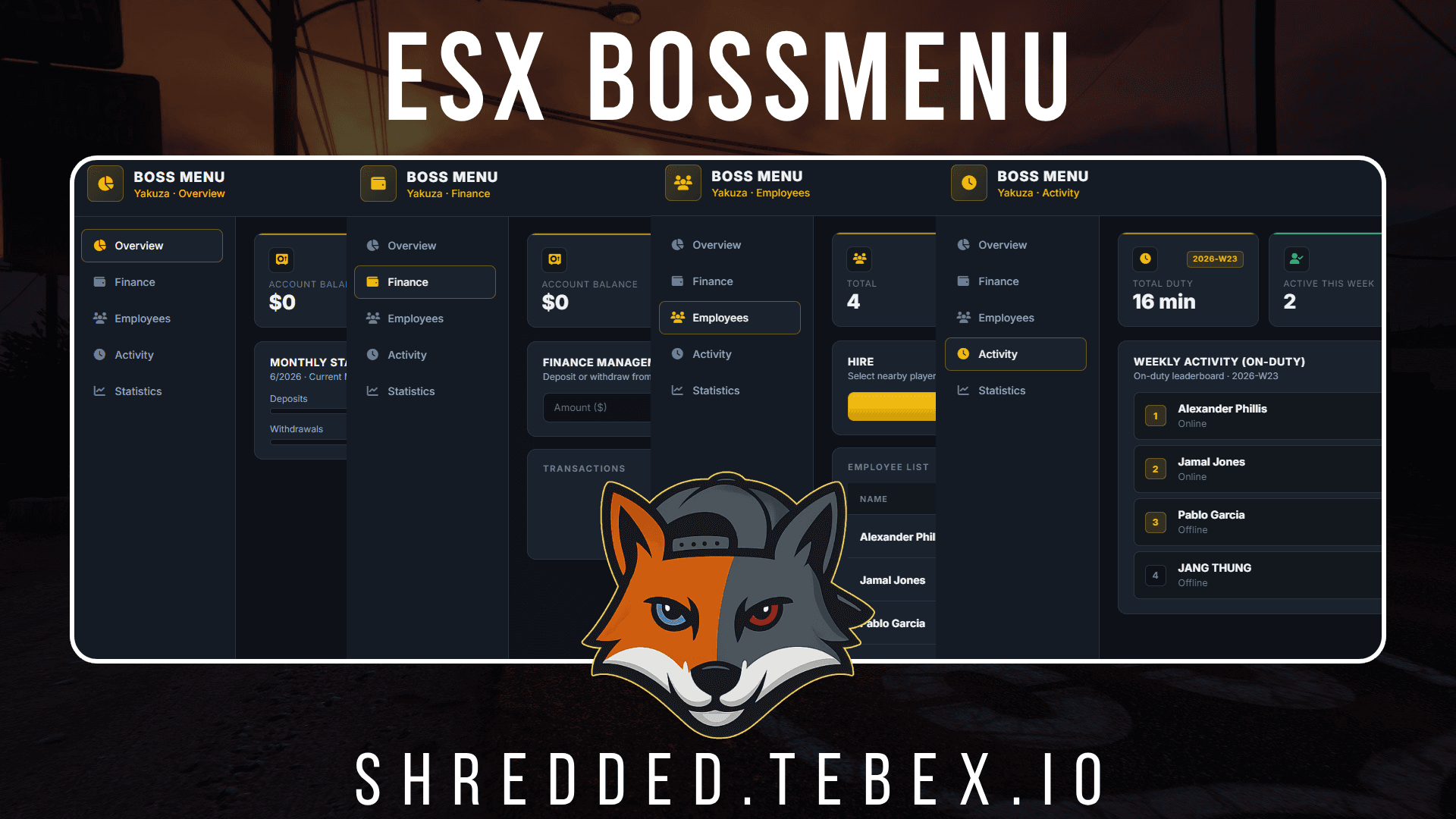 Boss Menu [ESCROW]