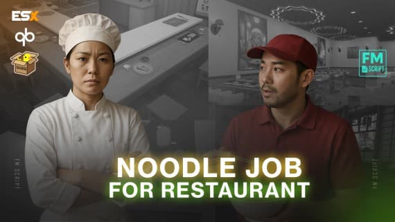 Noodle Restaurant Job[QB/ESX/QBOX]