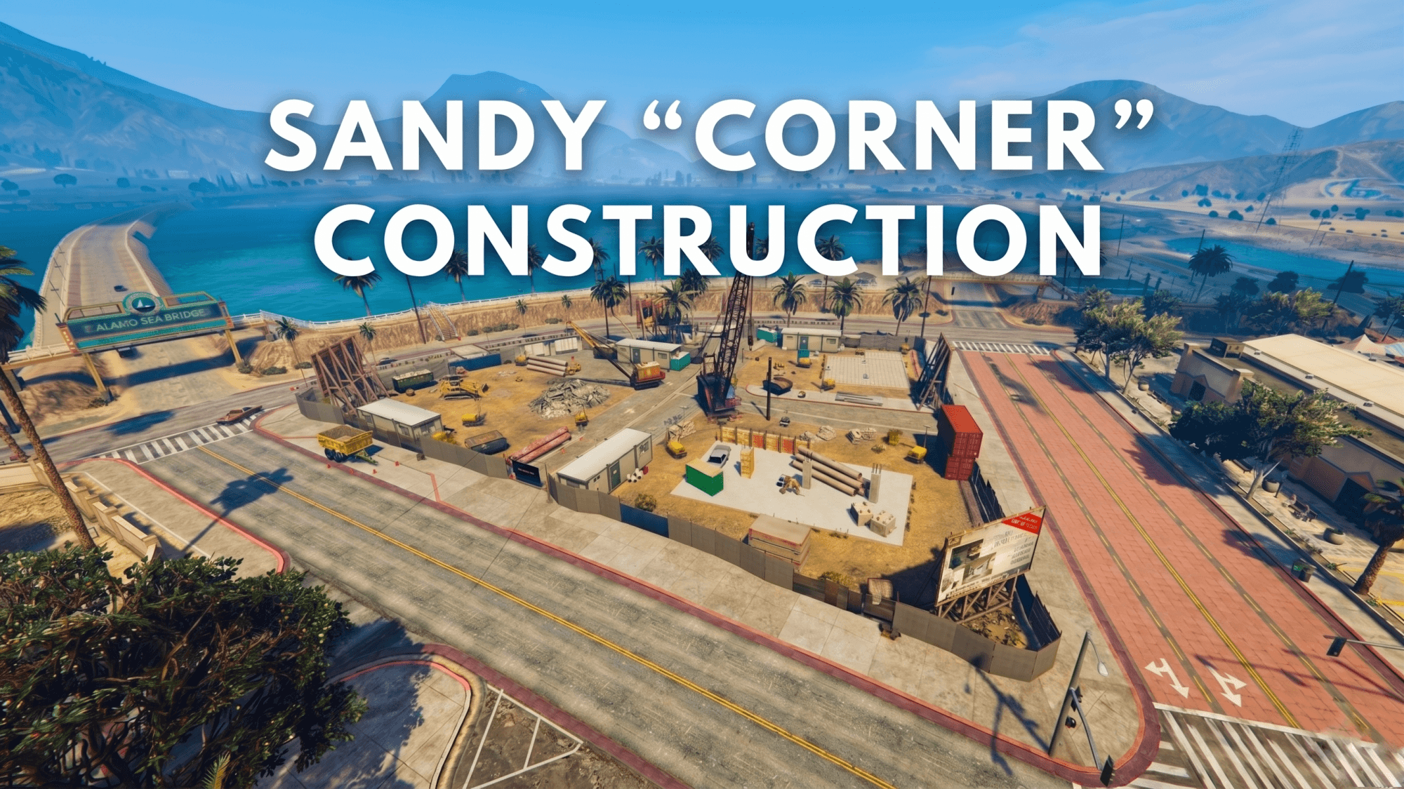 Sandy Shores Corner Construction - Prompt Studio