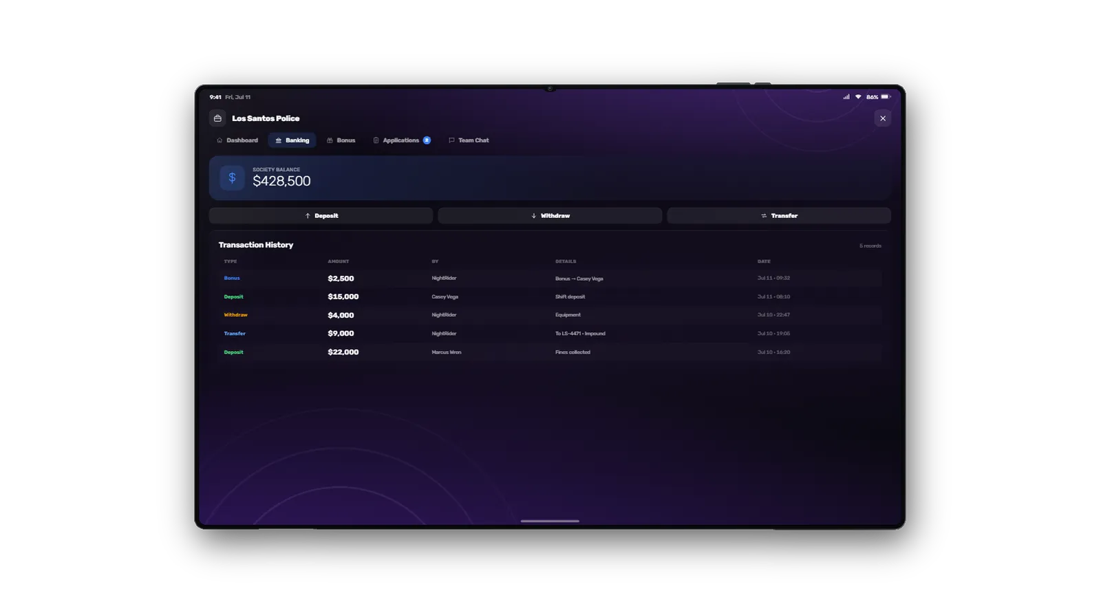 Echo Management screenshot 2