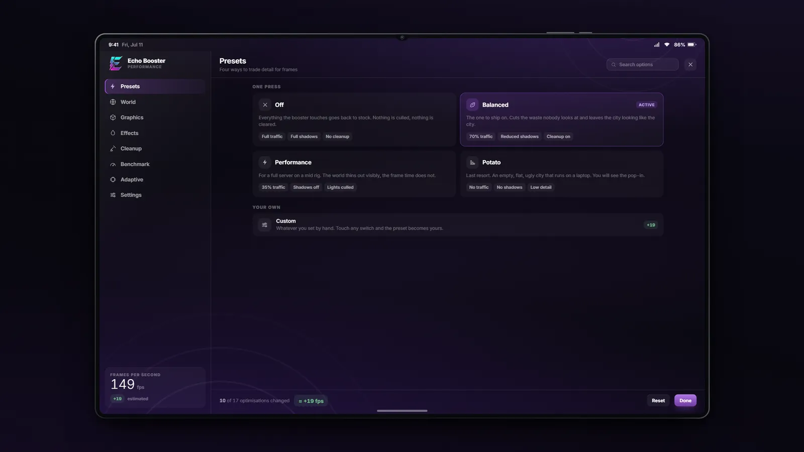 Echo FPS Booster screenshot 3