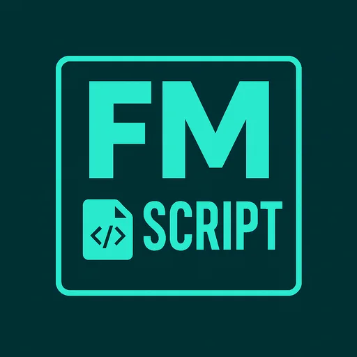 FM Script logo