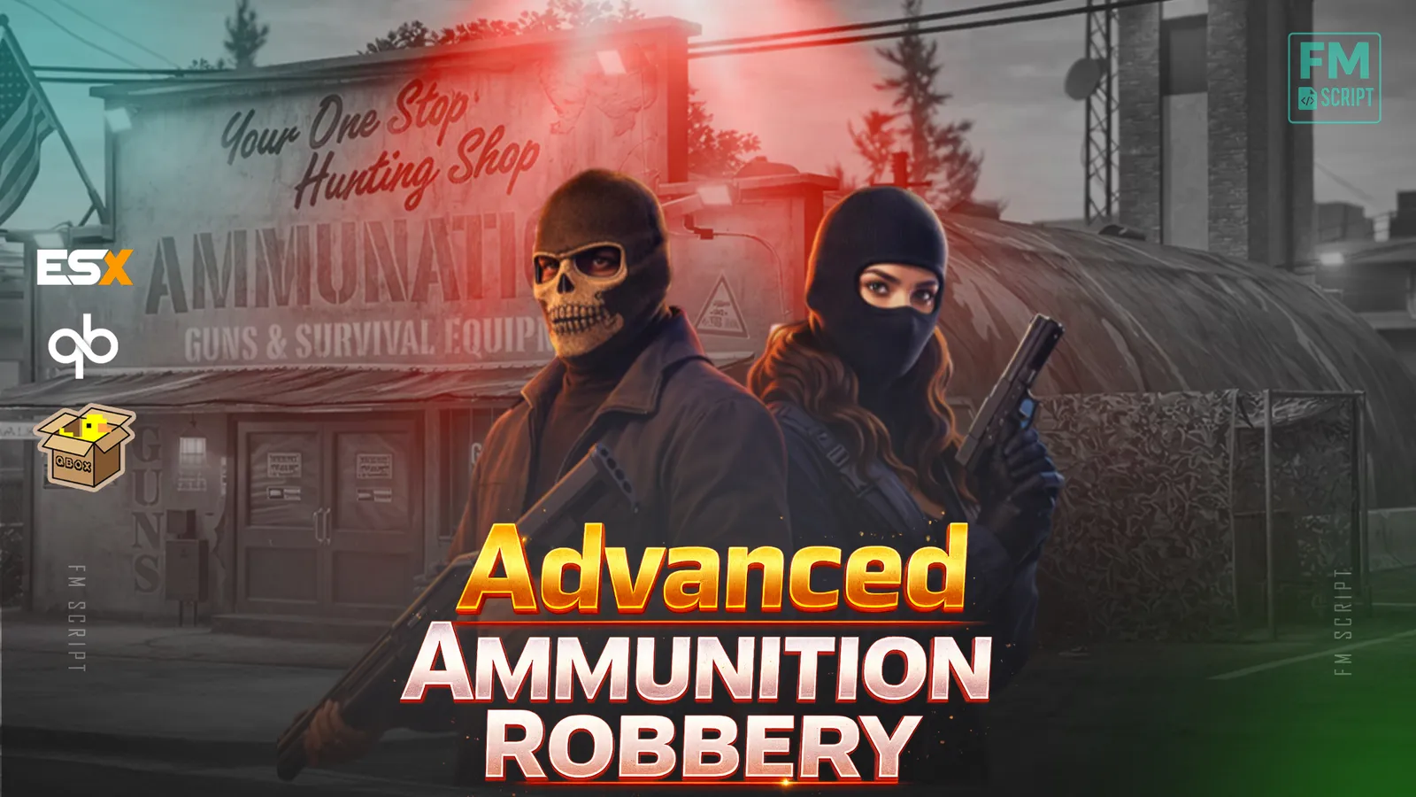 Advanced Ammunition Robbery Script for FiveM (QBCore / ESX)